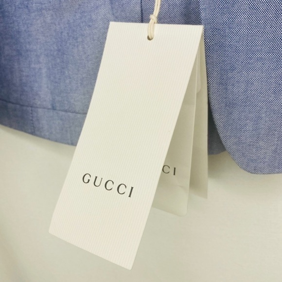 NWT Gucci Oxford embroidered kids boy girl blazer jacket 4 S authentic designer - Picture 6 of 16